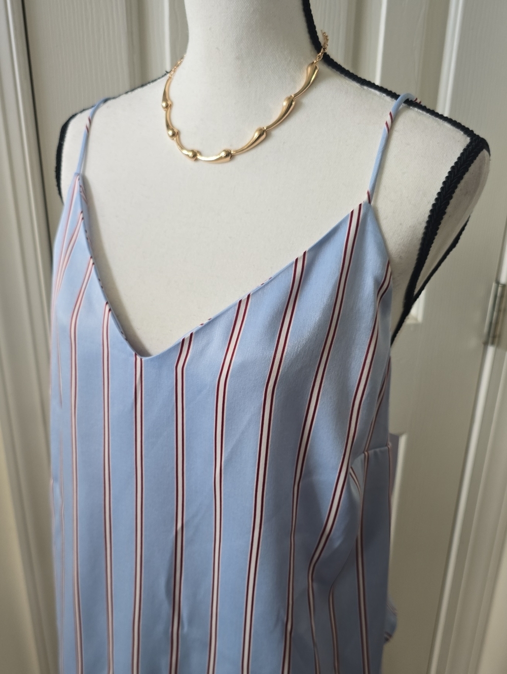 SONOMA BRAND WOMEN'S PLUS SIZE SUMMER TOP W/ ADJUSTABLE SPAGHETTI STRAPS SIZE 1X